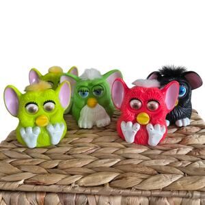Vintage McDonald's Furby set of 5 happy meal toys 1998